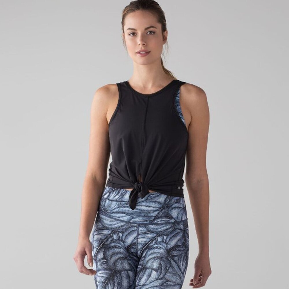 LULULEMON Turn About Tank (Two Ways to Wear) No Size Tag Check Measurements